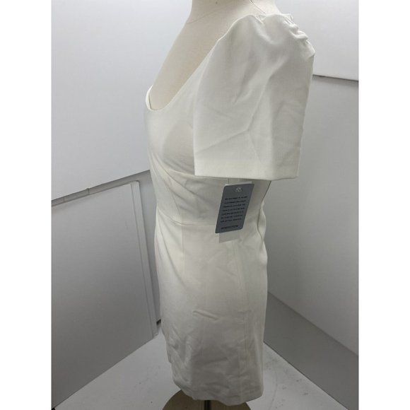 Women's French Connection Awiti Whisper Ruth Sheath Dress White Size 2 - Picture 7 of 11